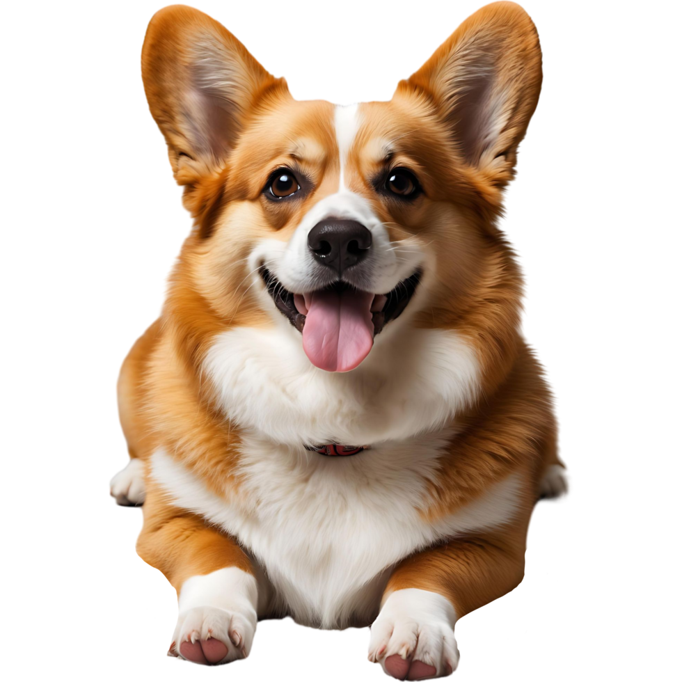 Playful Corgi Puppy Great for Digital Art Logos Pet Accessories png