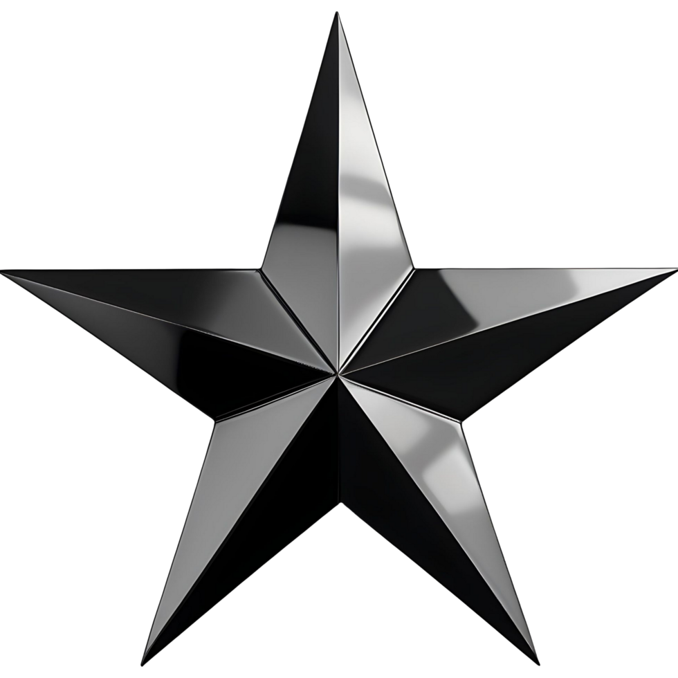 Simple Geometric Star Transparent Background Image png