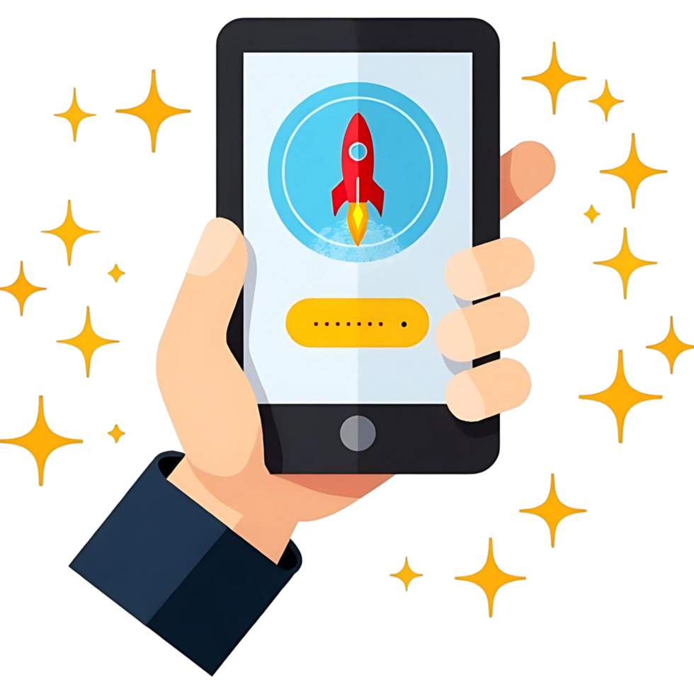 Business Startup Mobile Innovation Digital Acceleration Icon png