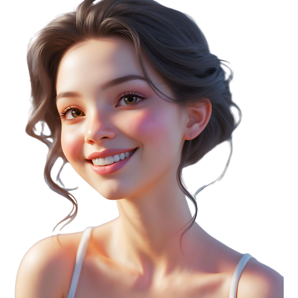 Smiling Woman Holding Smartphone Happy Mobile User Stock Image png