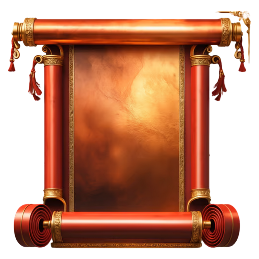 Golden Frame Clipart High-Quality Ornate Border for Graphics png