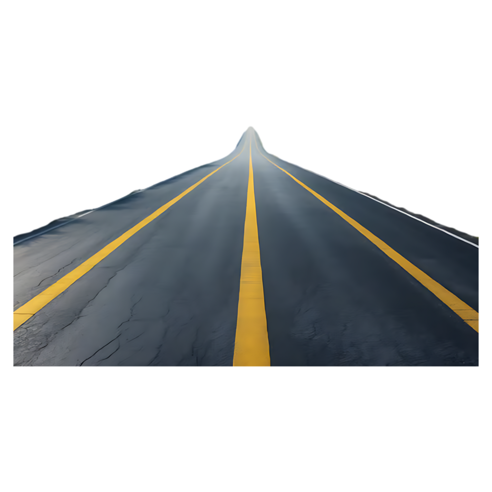 Scenic Asphalt Highway Perfect for Travel and Journey Designs png