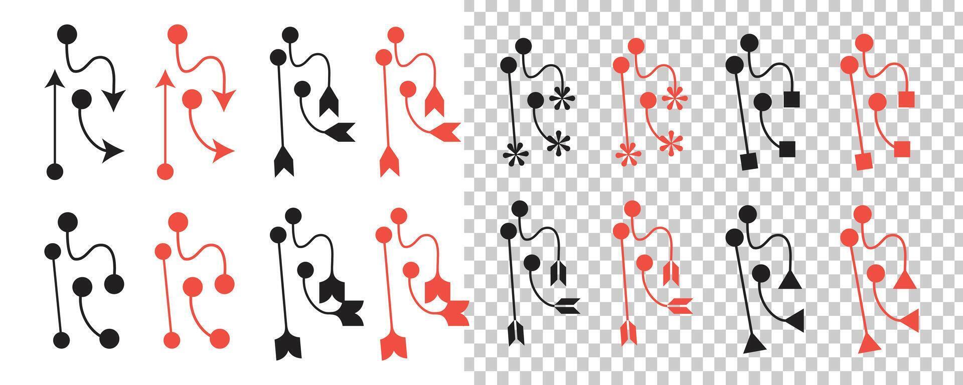 recentDirectional Arrows and Movement Icons vector