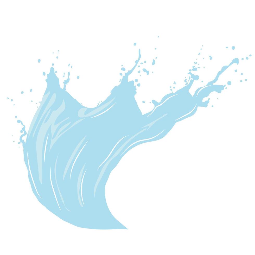 splash of water or liquid drops vector