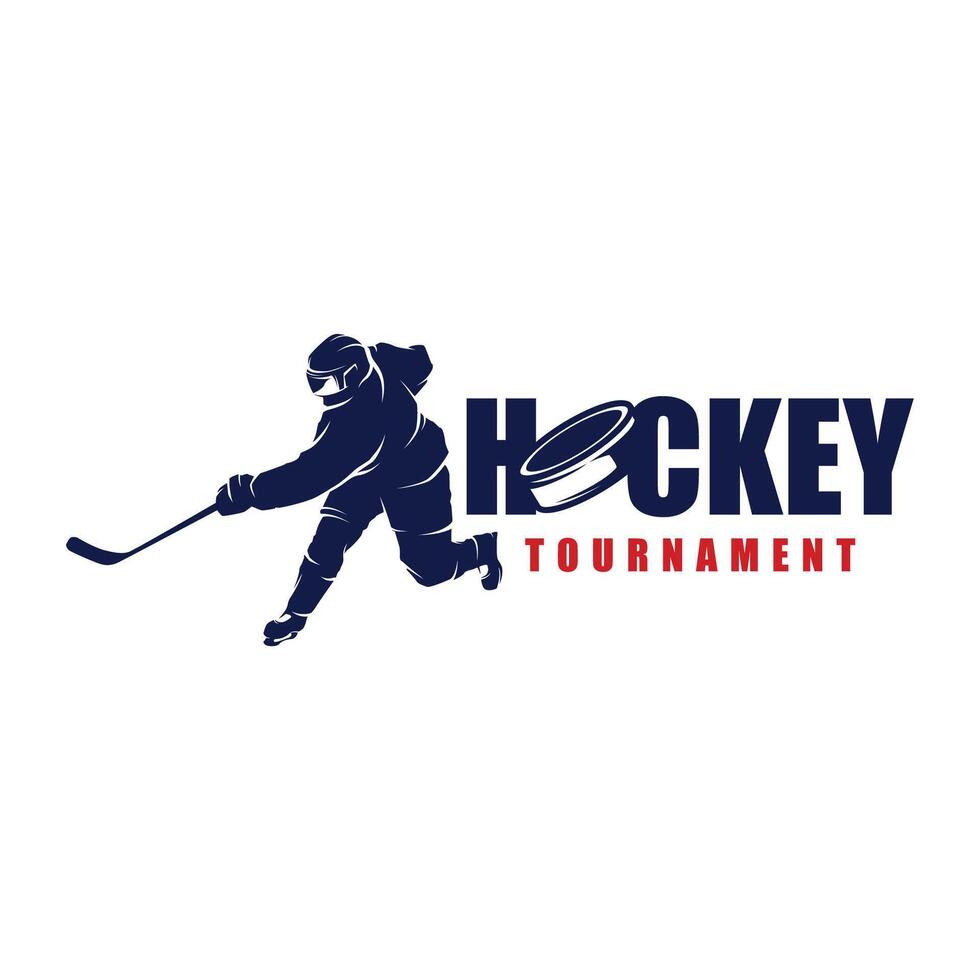 Hockey Logo Design Illustration vector