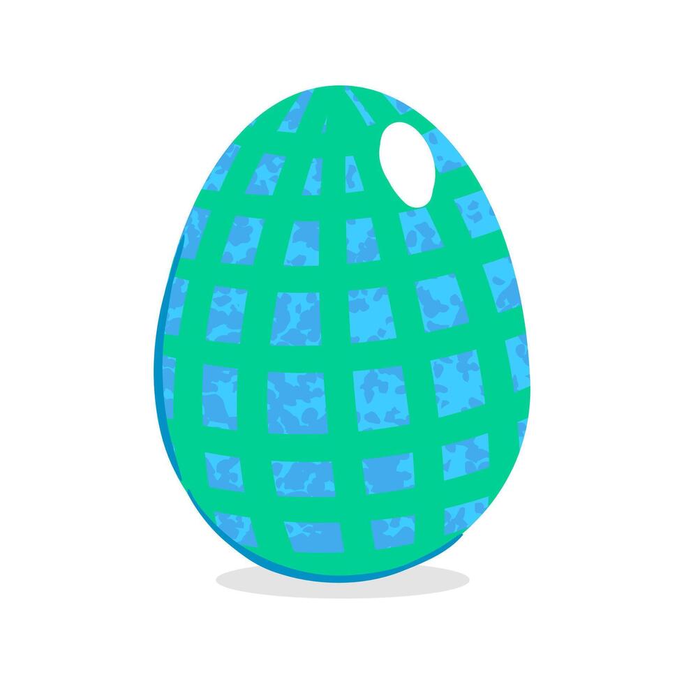 Easter Egg Isolated on White Background vector