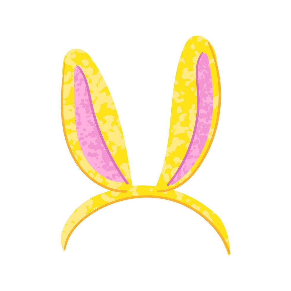 Illustration of Headband With Rabbit Ears Isolated on White Background vector
