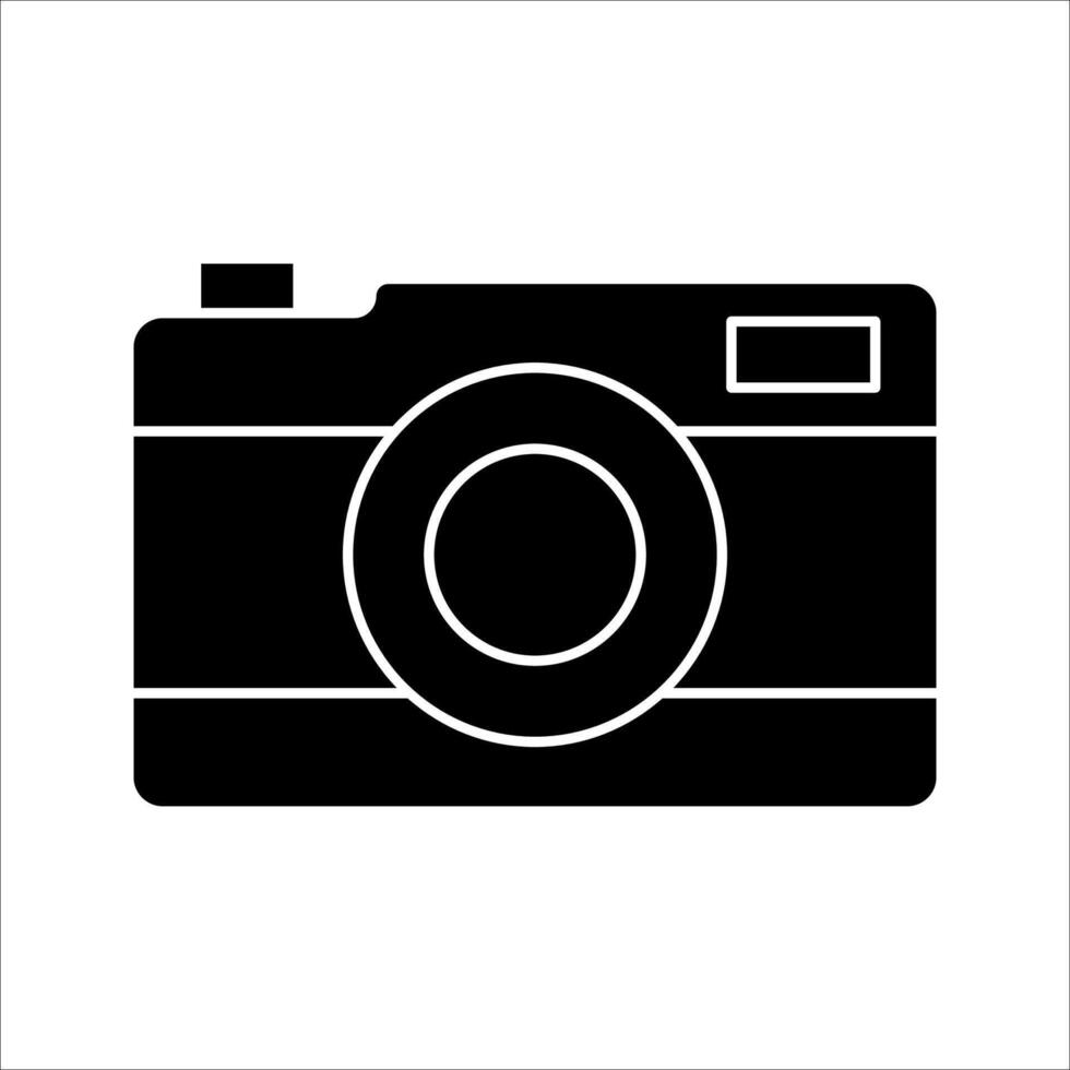 Camera Icon ,Symbol isolated white background. illustration. color editable. vector