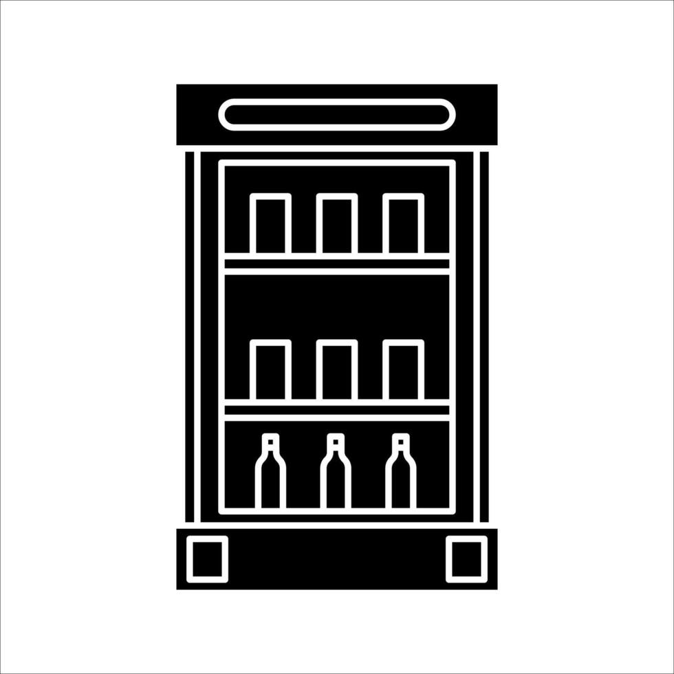 shelves Icon. Symbol isolated white background. illustration. color editable. vector