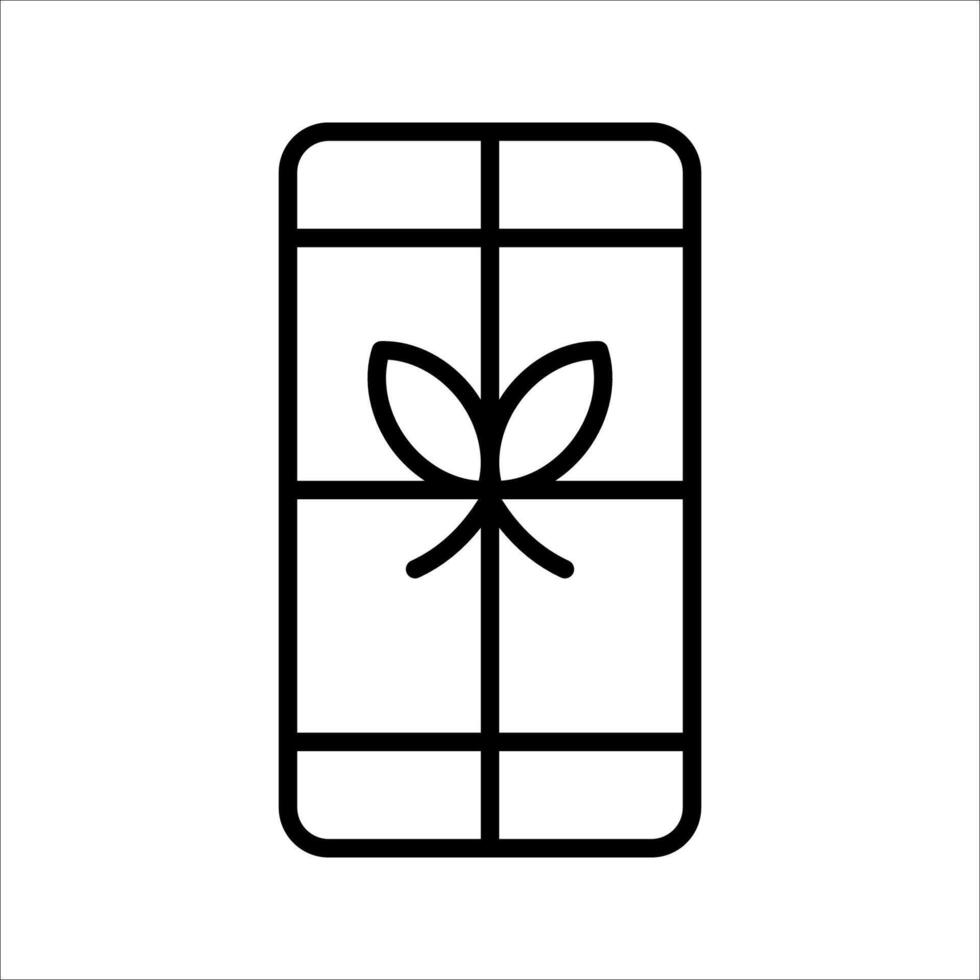 tamal Icon Symbol isolated white background. illustration. color editable. vector