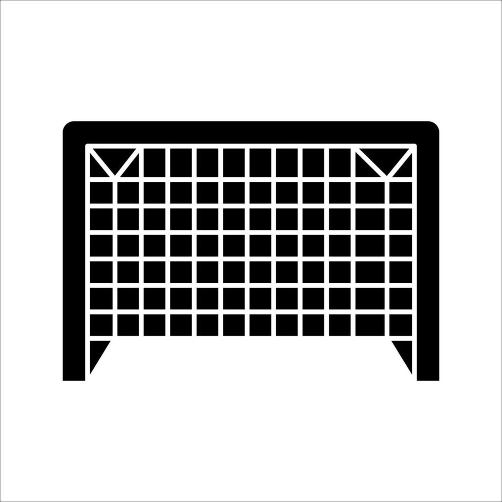 football goal Icon.Symbol isolated white background. illustration. color editable. vector