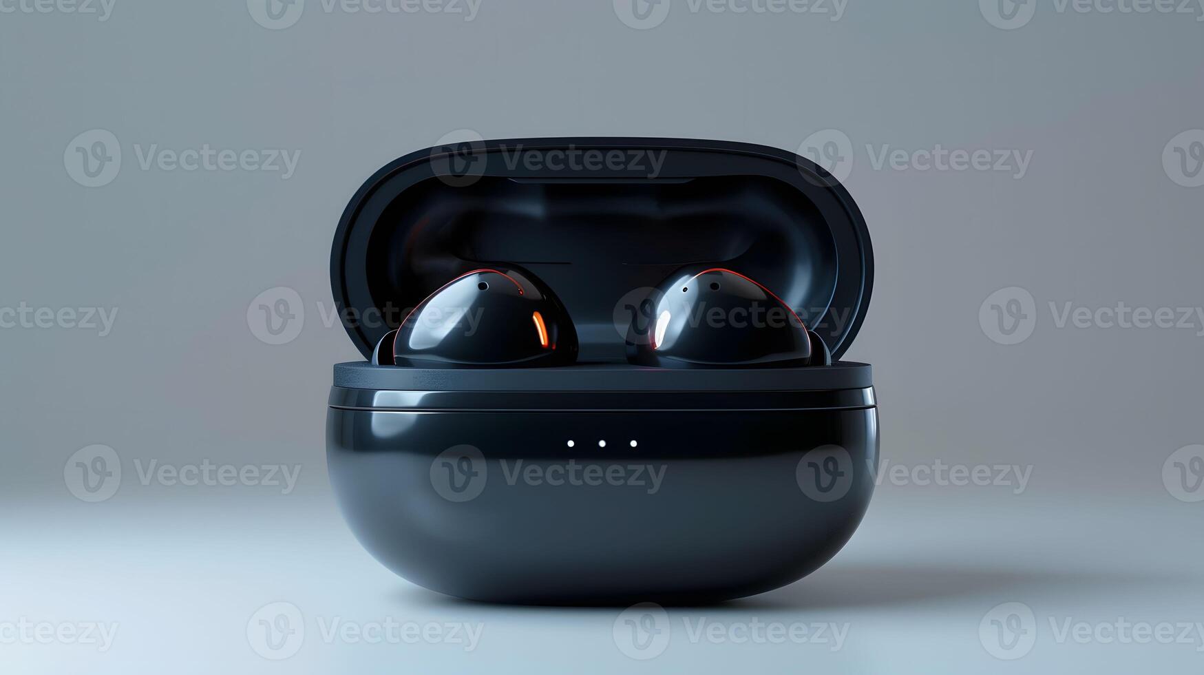 Black Wireless Earbuds Case photo