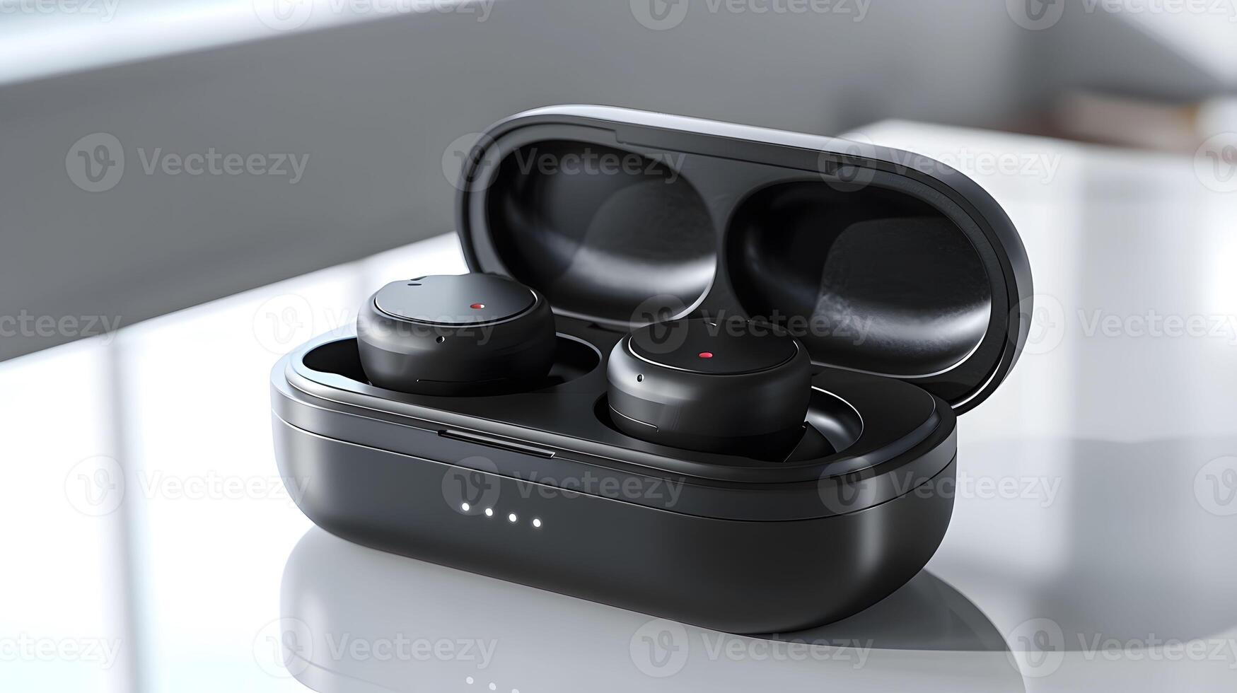 Earbuds Black Wireless Case photo