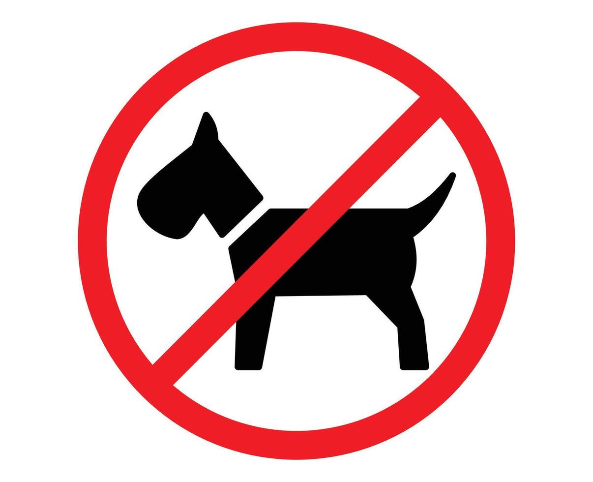 no dog sign. A sign that says no pets allowed and no pets allowed. no pets allowed sign vector