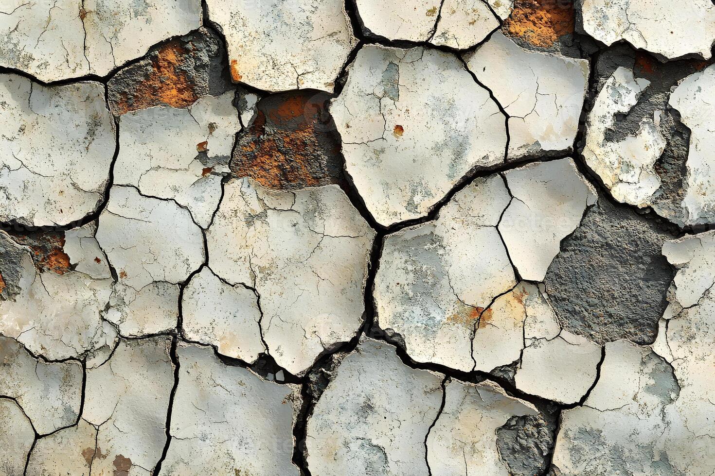 Weathered Cracked Earth Texture for Environmental and Background Design photo