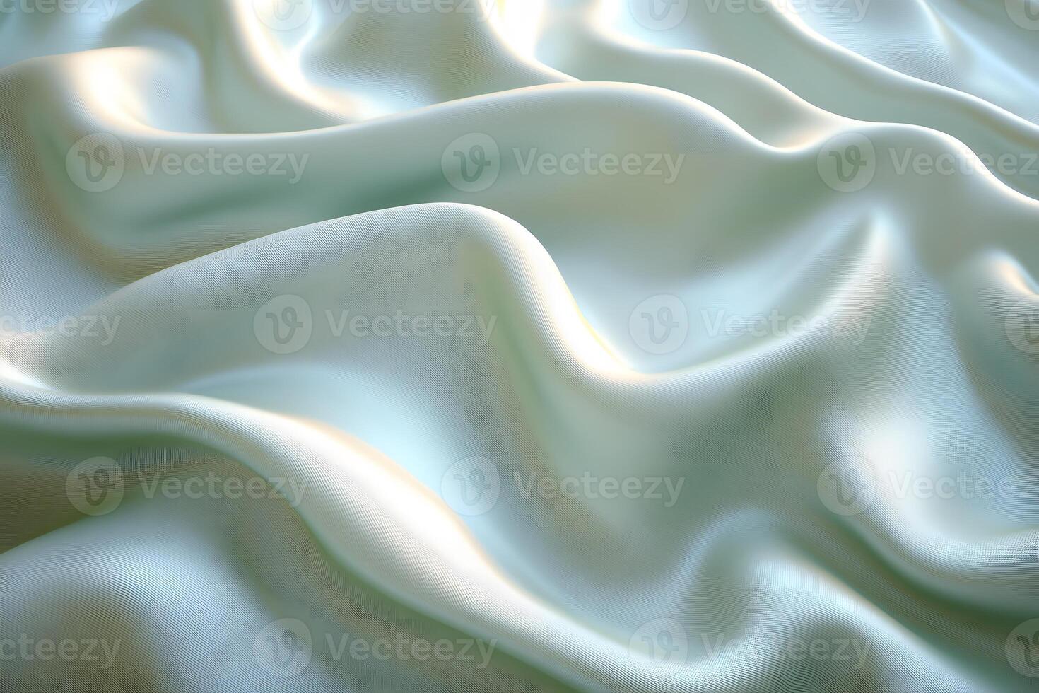 Abstract Waves of Light Blue Silk Fabric - Elegance and Luxury Design for Textiles and Backgrounds photo