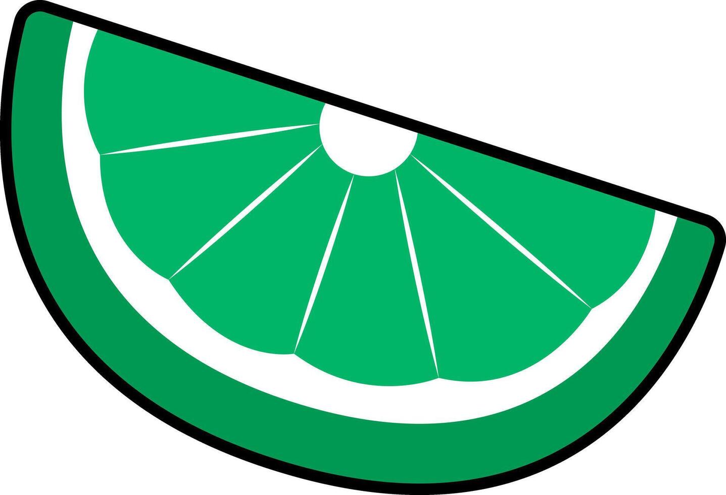 Lemon Fruit Cartoon Colored Clipart vector