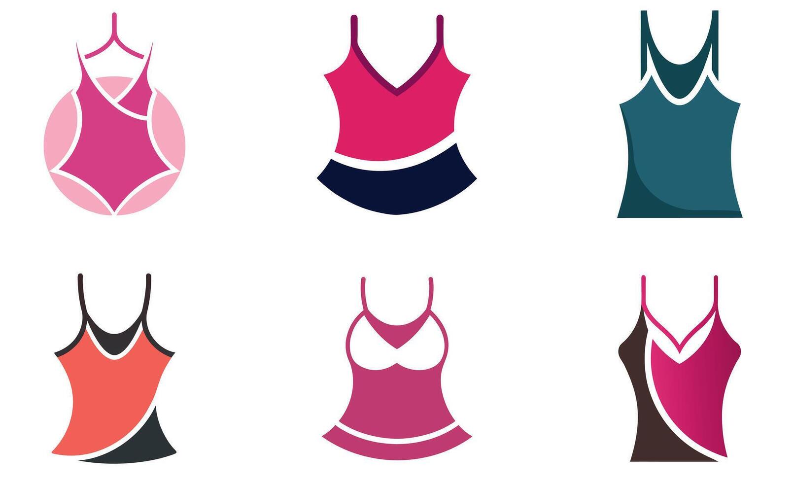 Camisole Tank Top Icon vector
