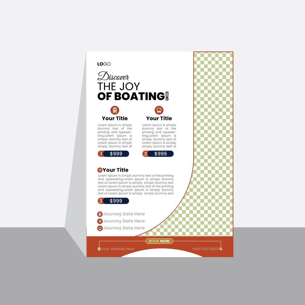 Plan Your Next Getaway with Us travel flyer vector
