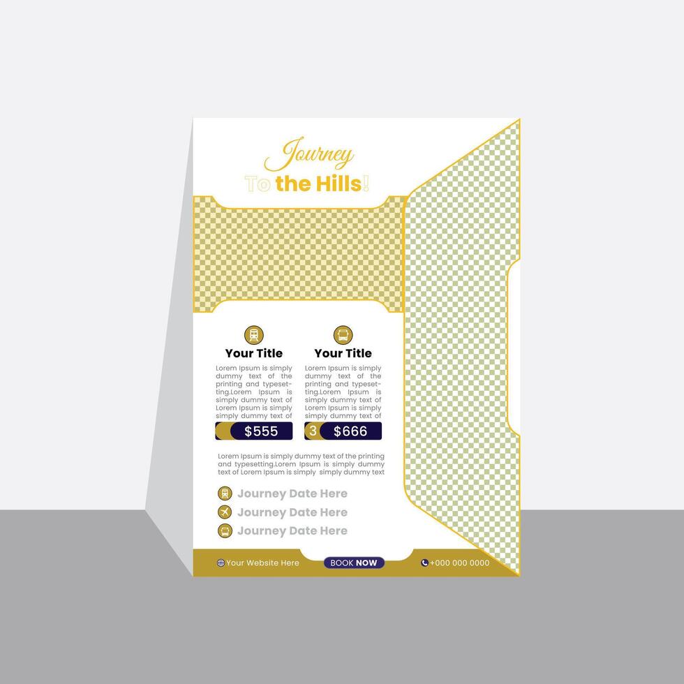 Elegant and Stylish Travel Design vector