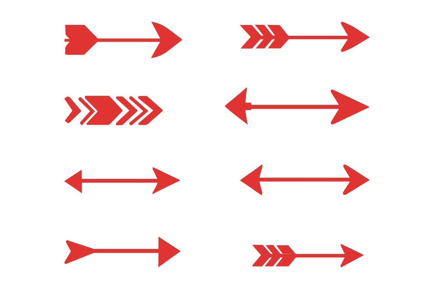 Black Arrow Icons Directional Pack vector