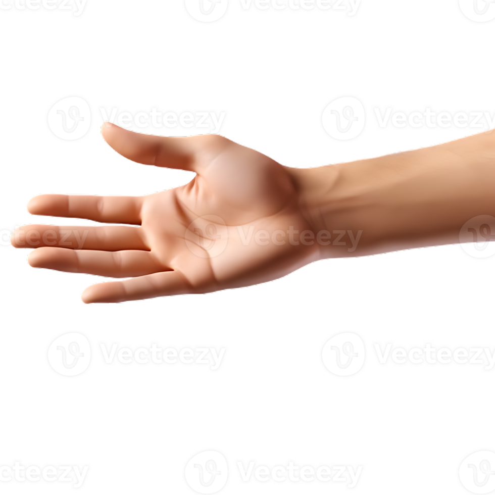 Helping Giving Hand Isolated on Transparent Background png