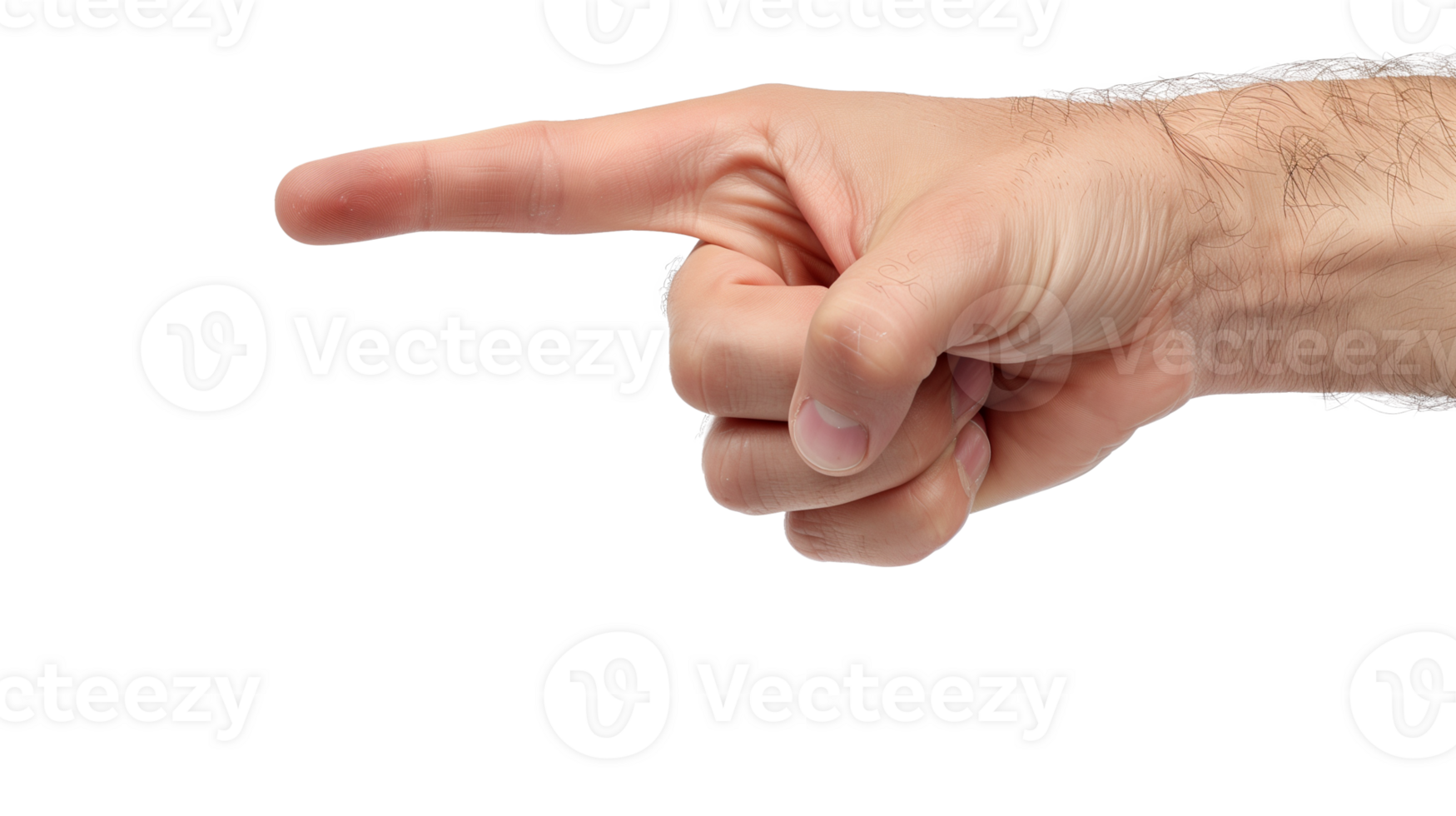 Hand Gesture on transparent background png