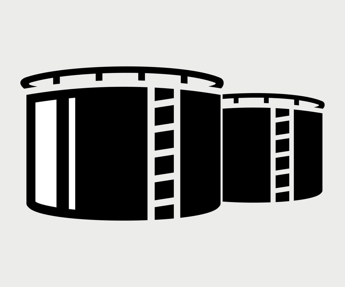 black icon sign of oil storage tanker on white background vector