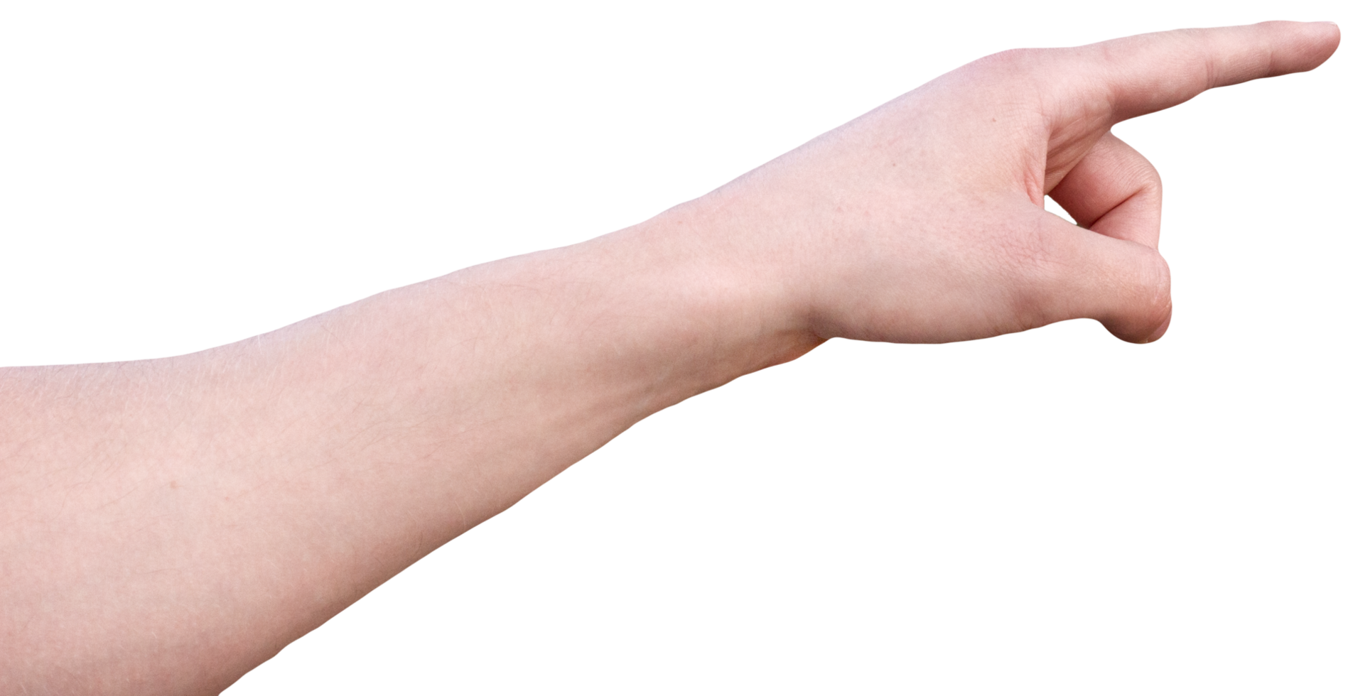 Finger Gesture on Transparent Background png