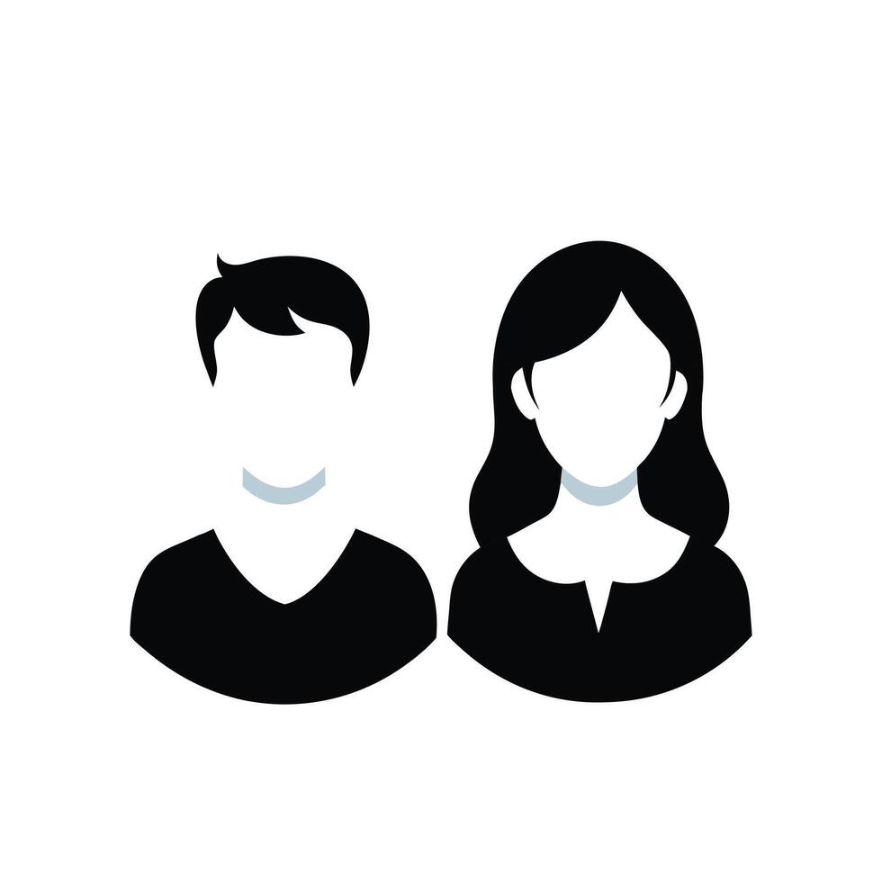 profile picture blank person male female vector