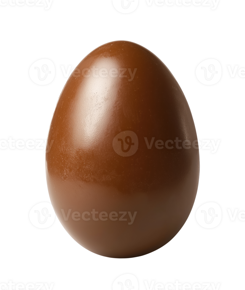 One Brown Chocolate Egg png