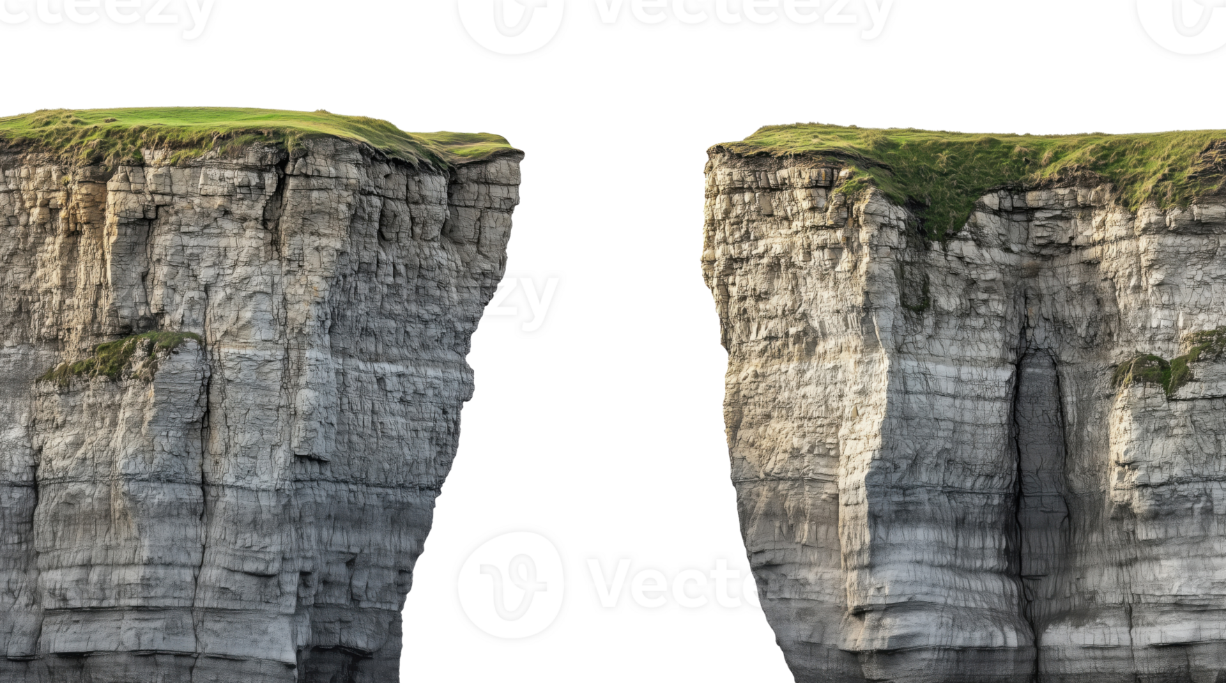 Two Cliffs with a Gap, Cut Out png