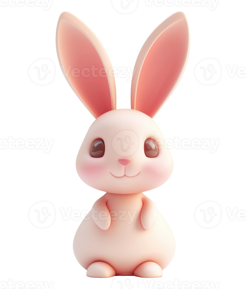 Easter Bunny Illustration Cut Out png