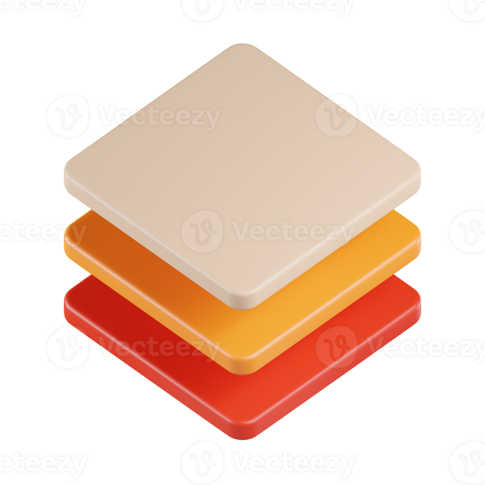 Layer 3D Icon png