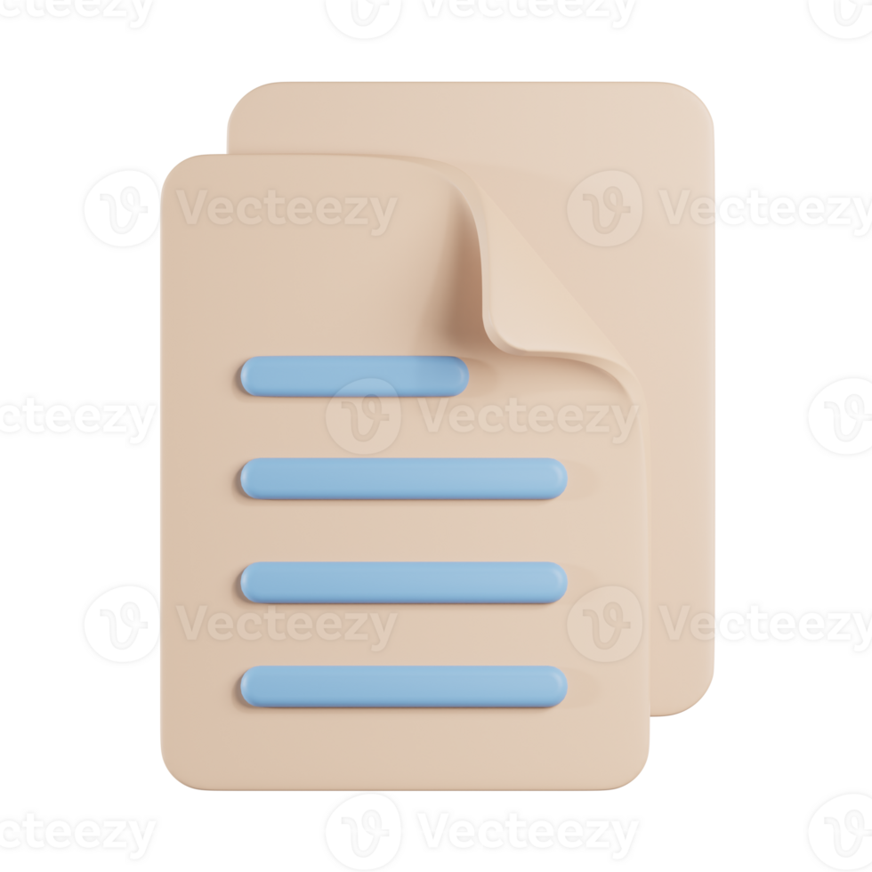 Copy Document 3D Icon png
