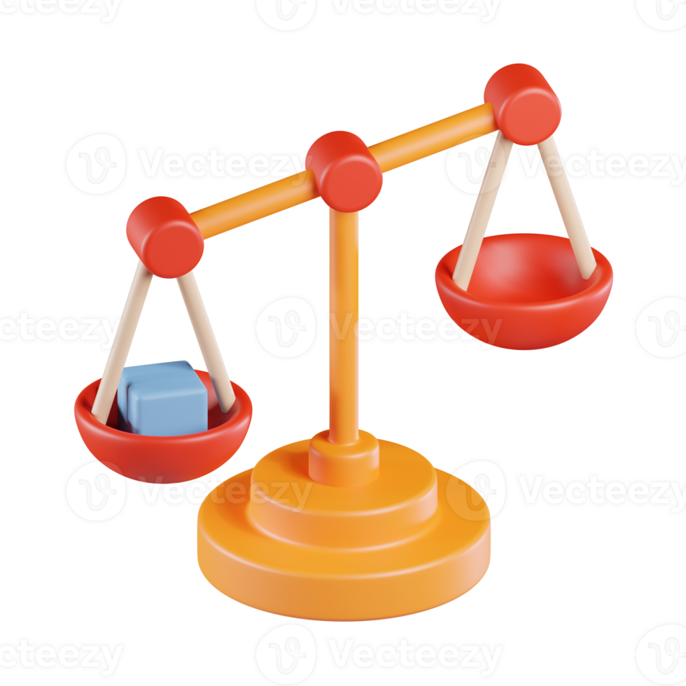 Scale Imbalance 3D Icon png