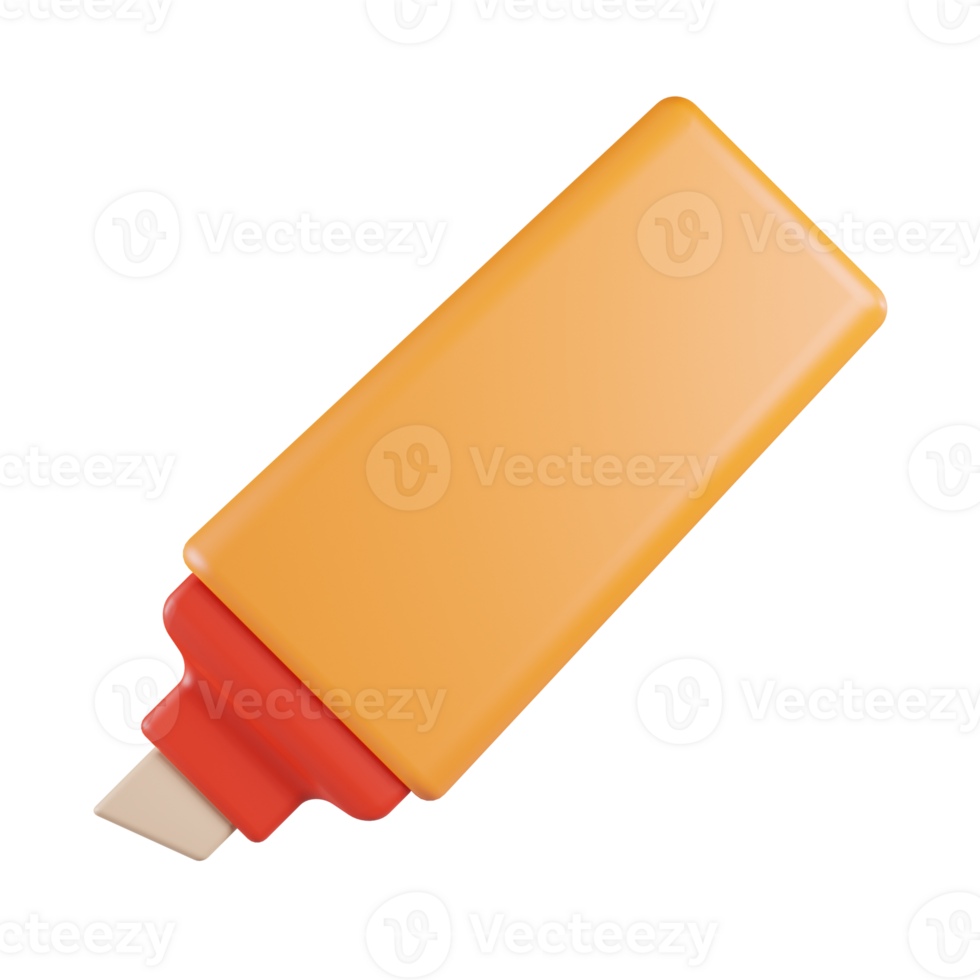 Highlighter 3D Icon png