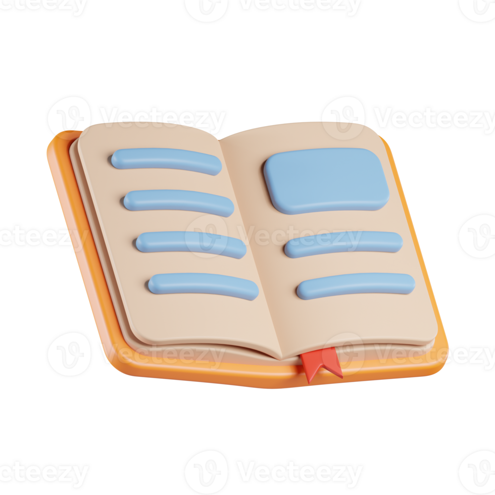 Book 3D Icon png
