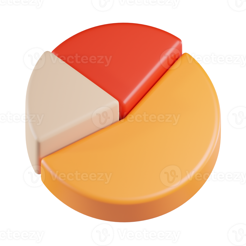 Pie Chart 3D Icon png