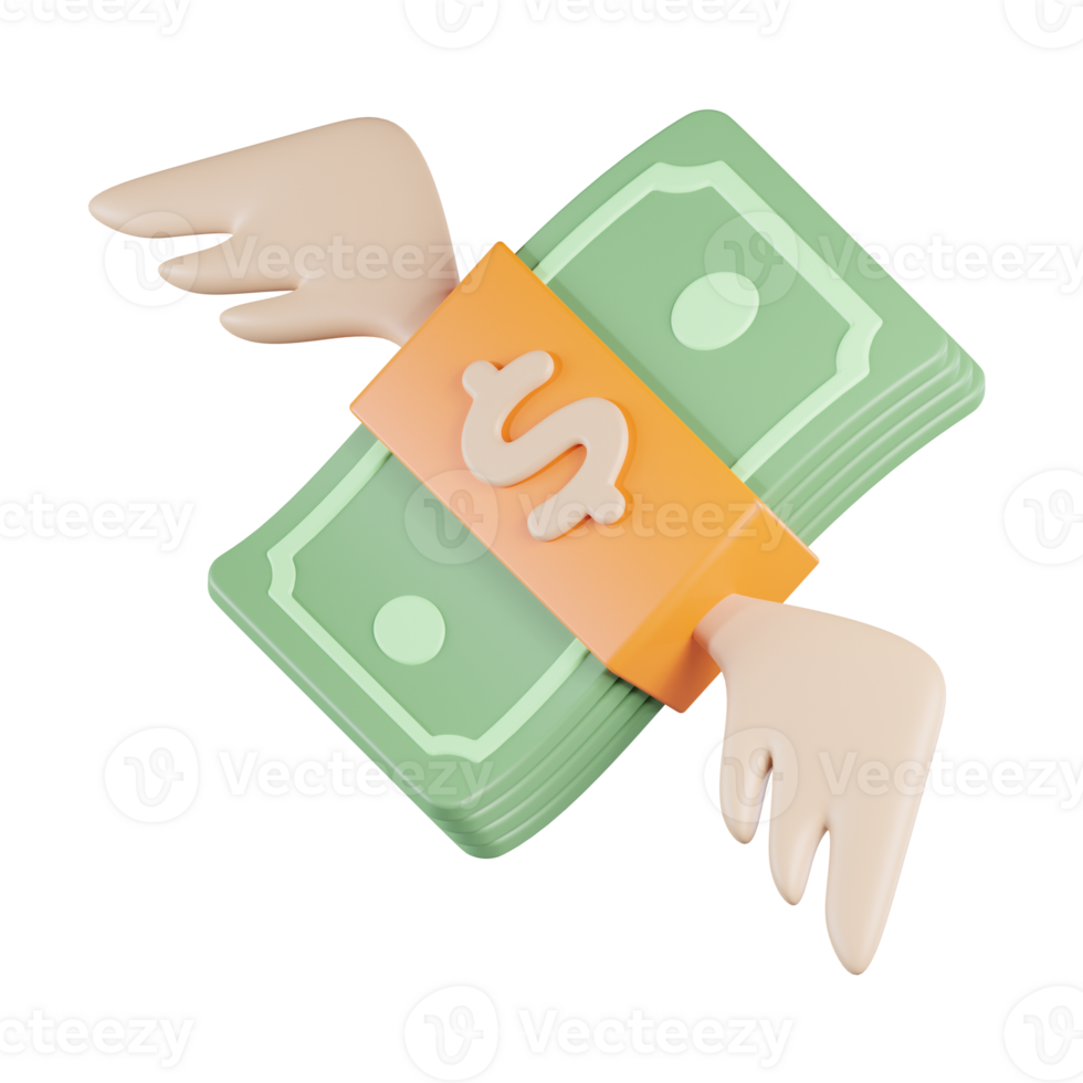 Money Transfer 3D Icon png