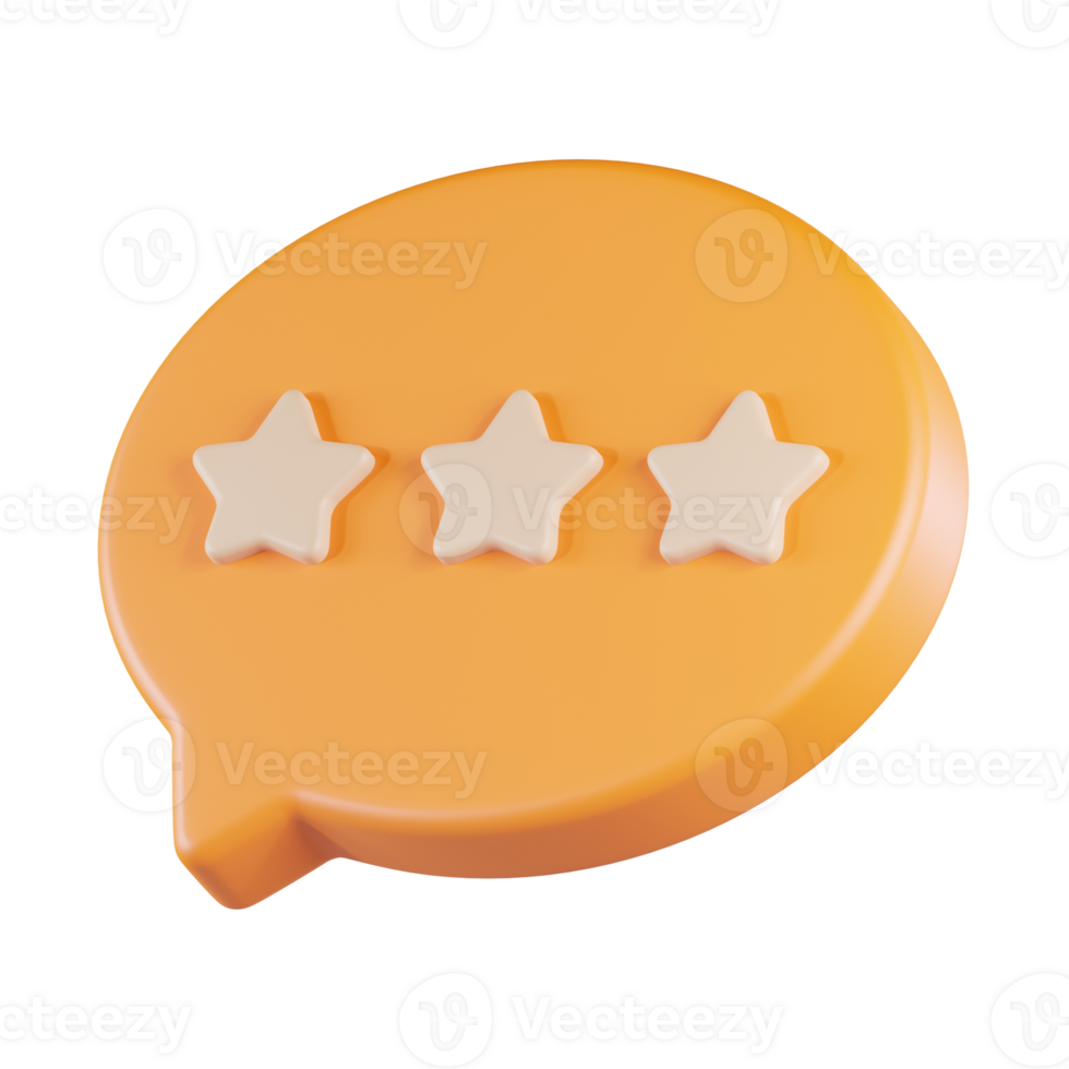 Customer Rewiew 3D Icon png