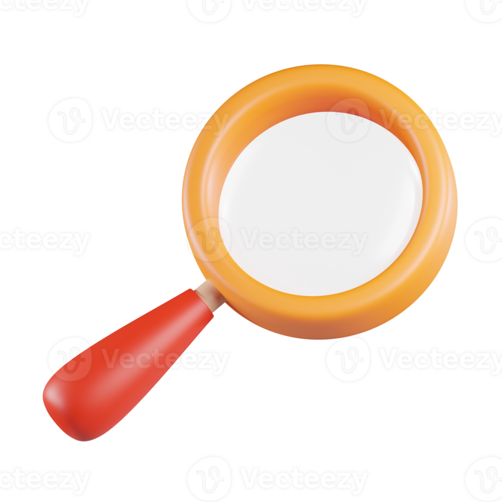 Magnifying Glass 3D Icon png