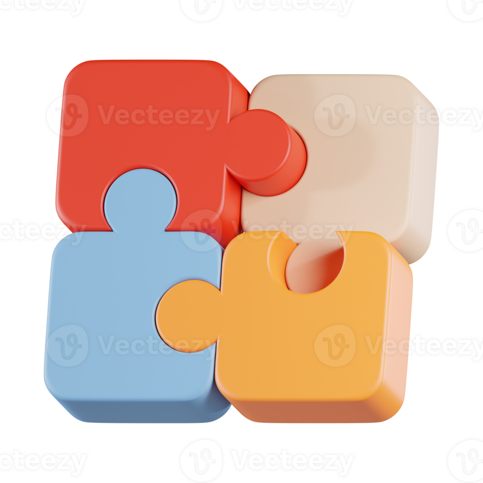 Puzzle Block 3D Icon png