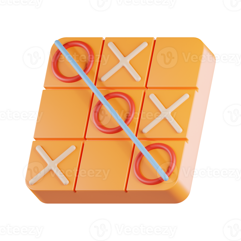 Tic Tac Toe 3D Icon png