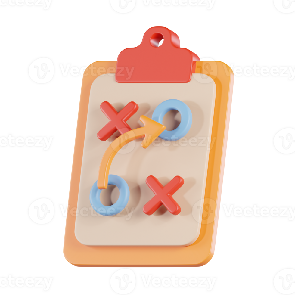 Strategic Planning 3D Icon png