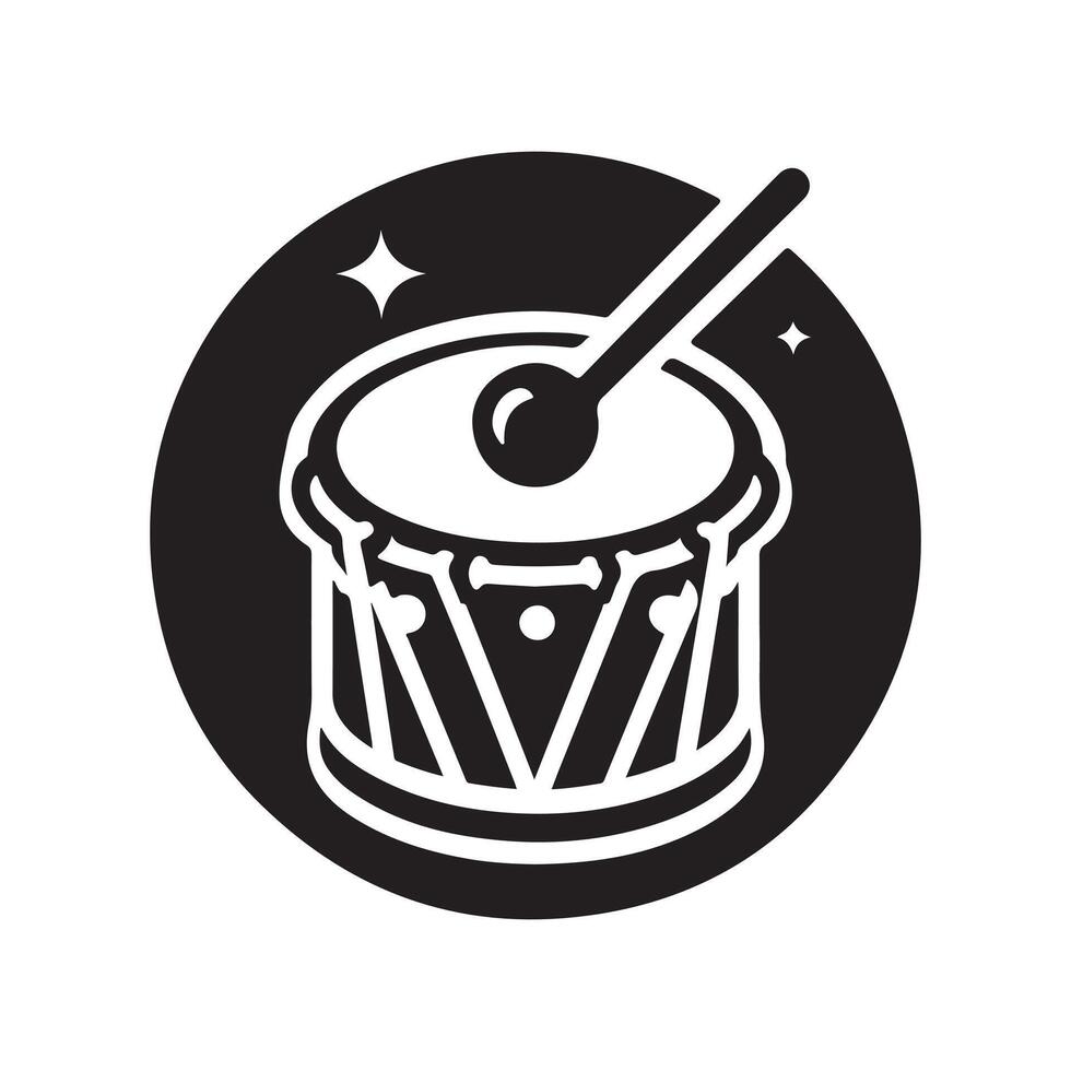 Tabla Musical Drum Silhouette File vector