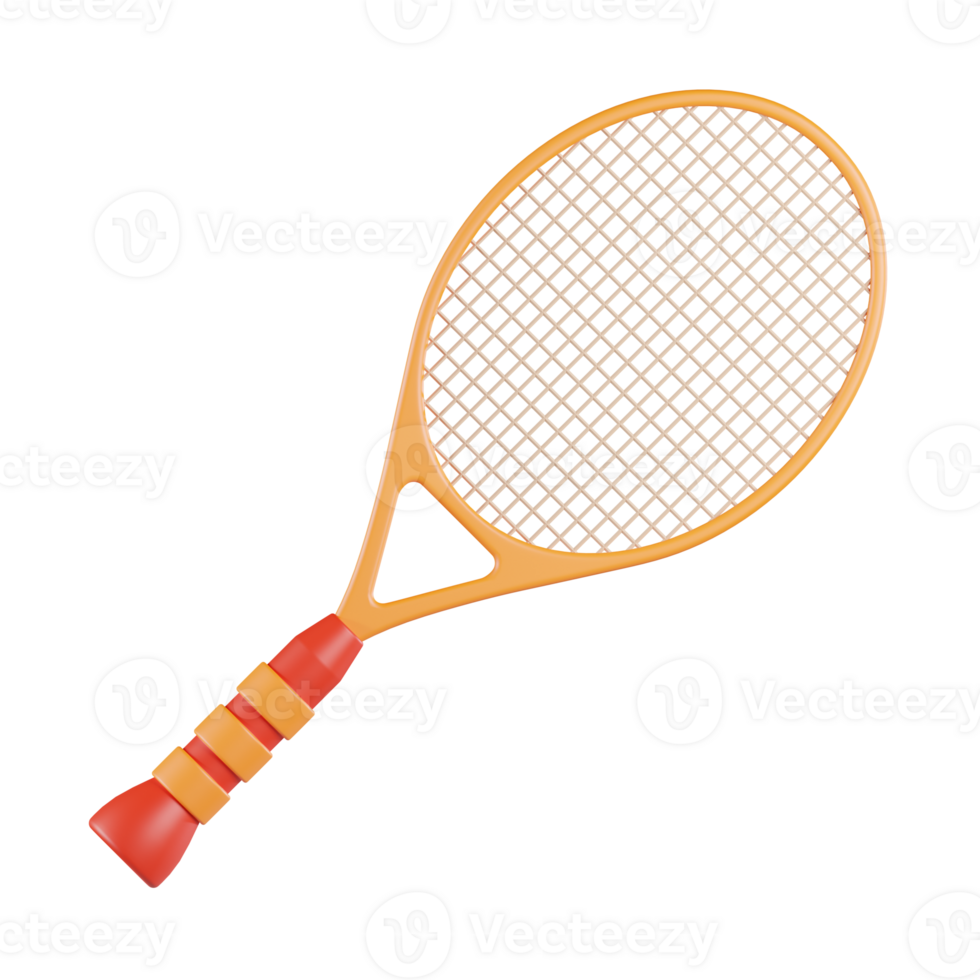 Tennis racket 3D Icon png