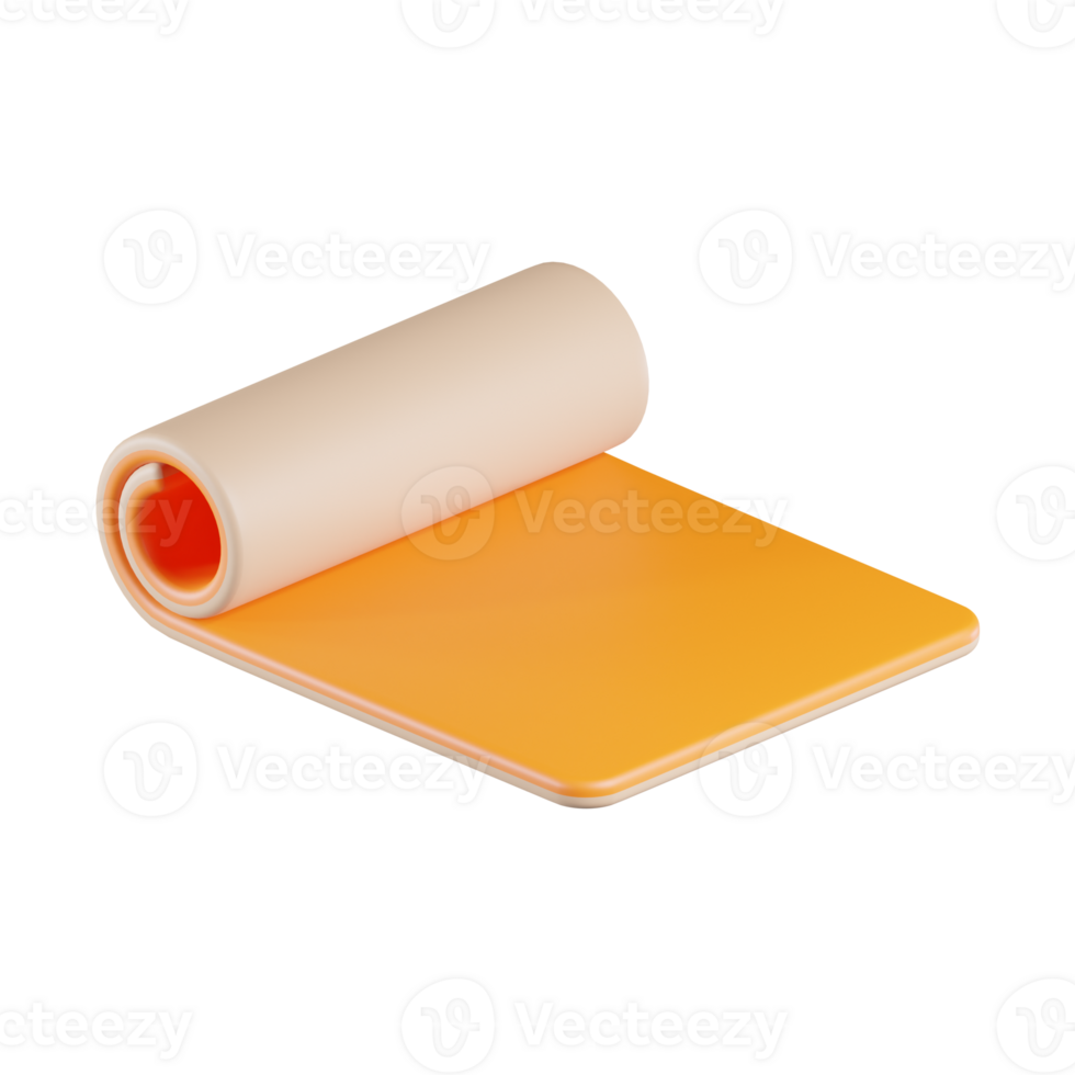 Yoga Mat 3D Icon png