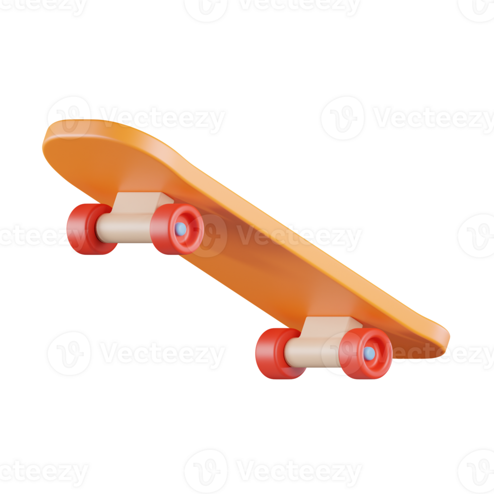 Skateboard 3D Icon png