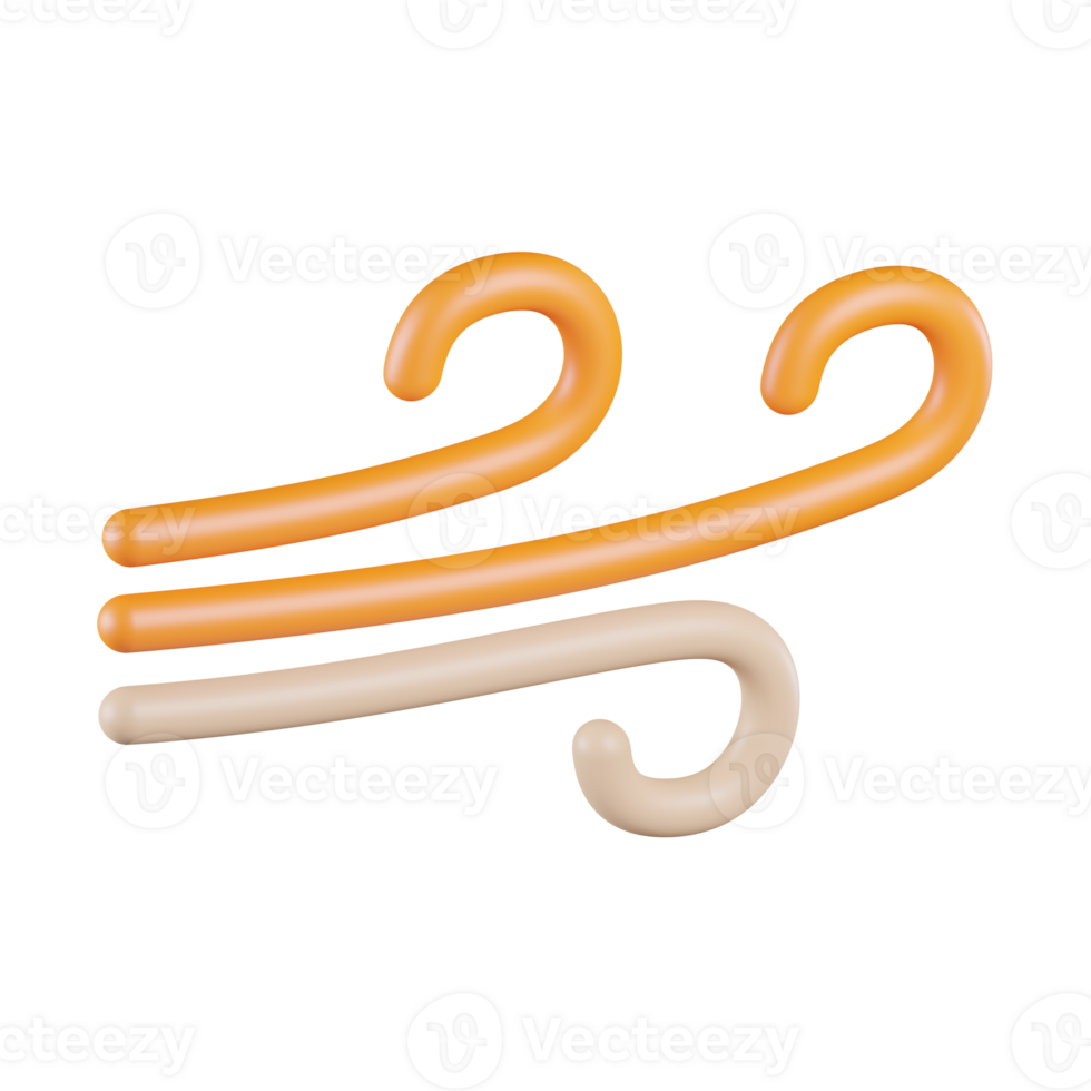 Wind 3D Icon png
